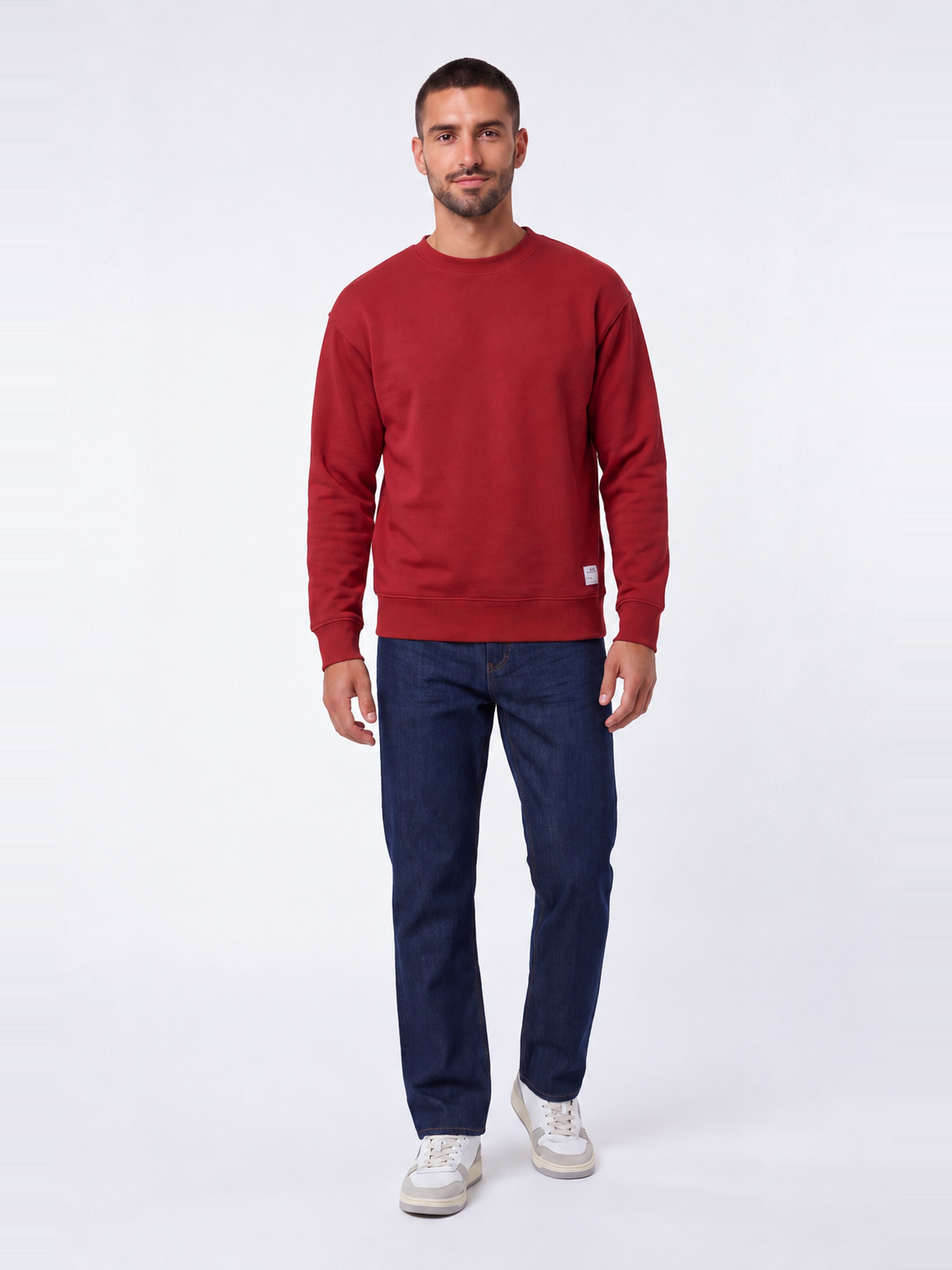 !Solid Sweatshirt 'SDLenz' in Red