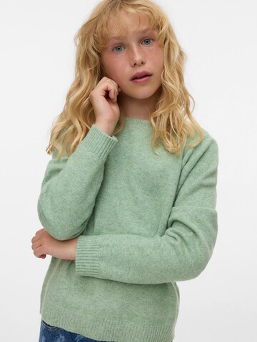 Vero Moda Girl Свитер 'VMDOFFY' в Зеленый: спереди