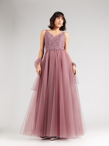 mascara Iltapuku värissä lila: etupuoli