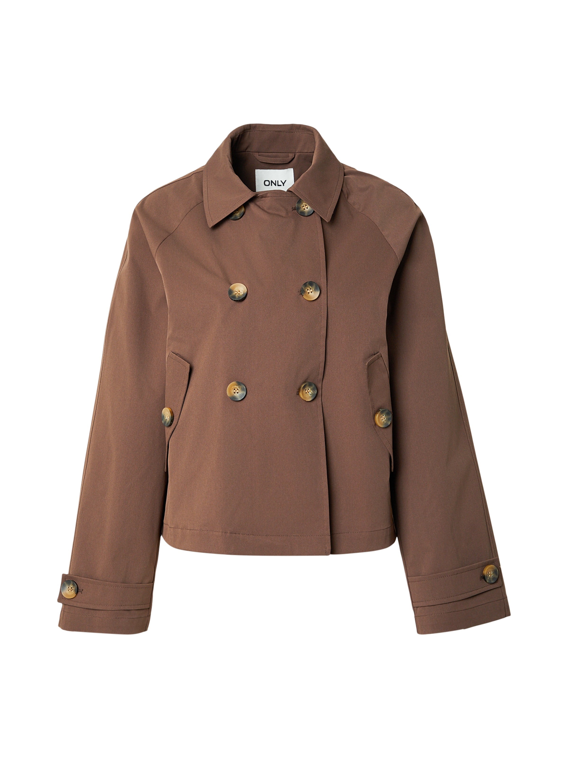 ONLY - Casaco meia-estação 'ONLApril' em castanho: frente