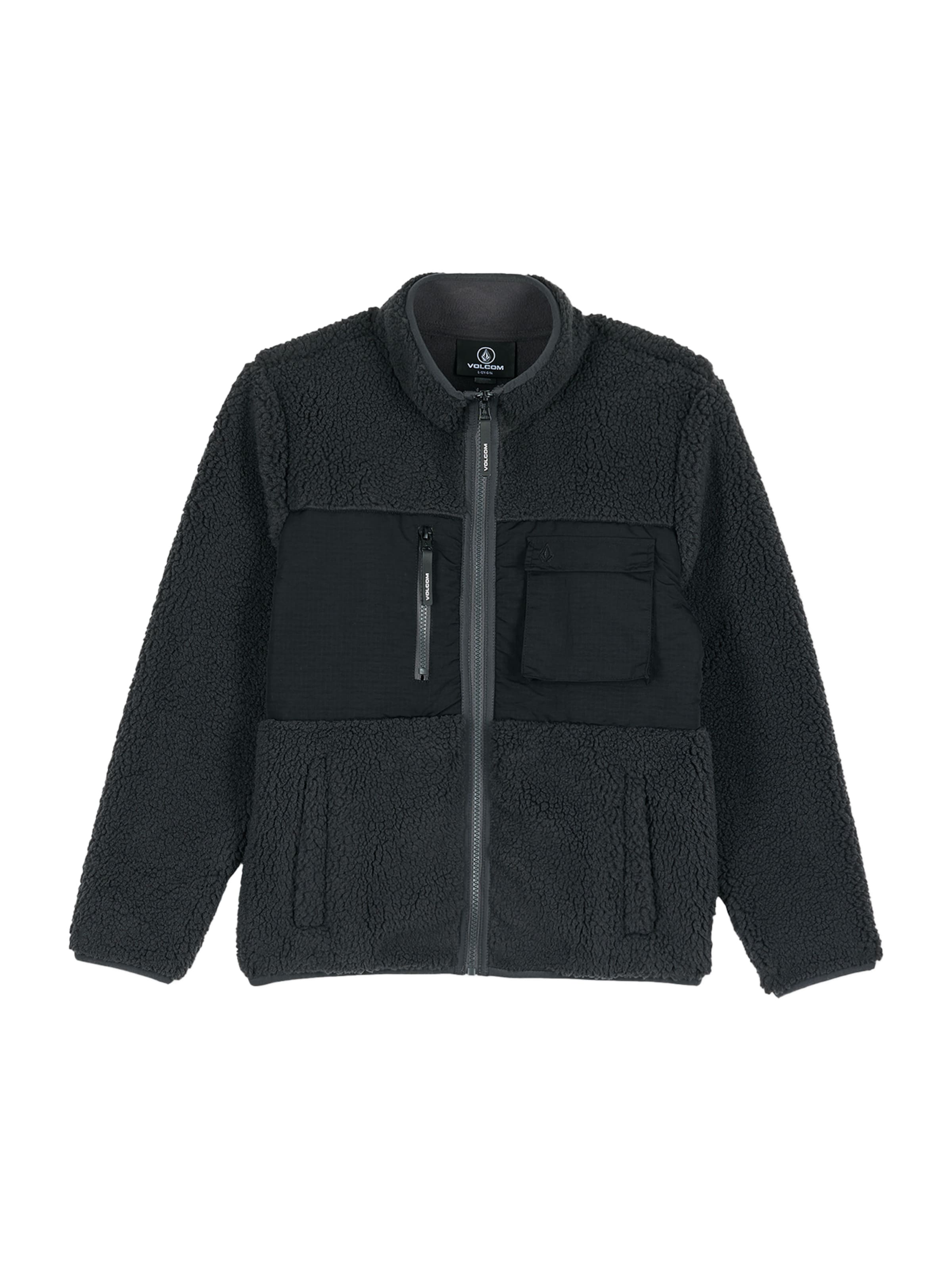 Veste en polaire 'Storm Stone' Volcom en noir : devant