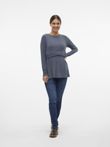 MAMALICIOUS Shirt 'MLANABELLA' in Blue