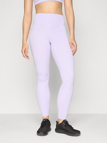 Fabletics Skinny Urheiluhousut 'PURELUXE' värissä lila: etupuoli