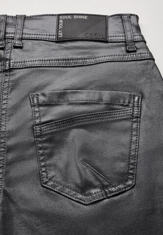 STREET ONE Slimfit Hose in Grau