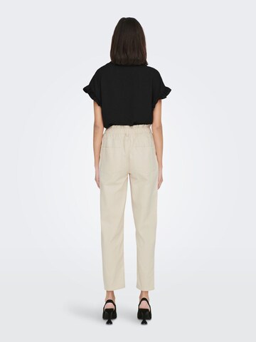 JDY Loose fit Pants 'Zizzy' in Beige