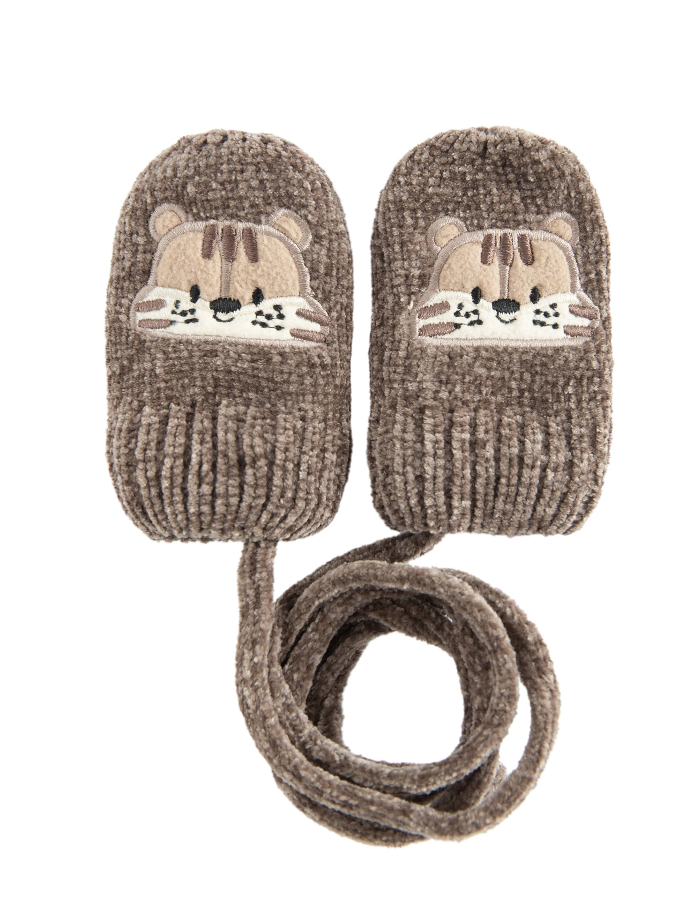 Cool Club Rukavice - Hnedá: predná strana