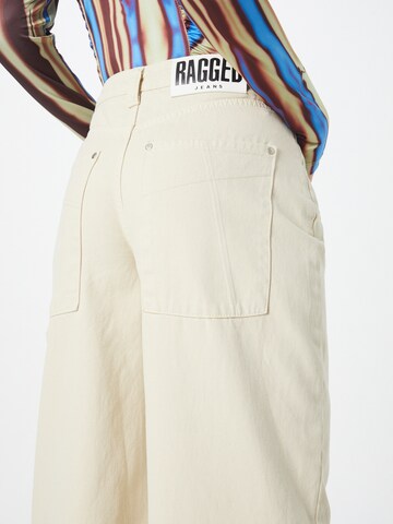 Wide Leg Jean 'SWEEPER' The Ragged Priest en beige