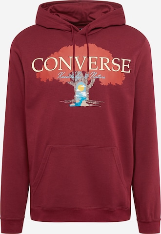 CONVERSE Sweatshirt in Purple: front