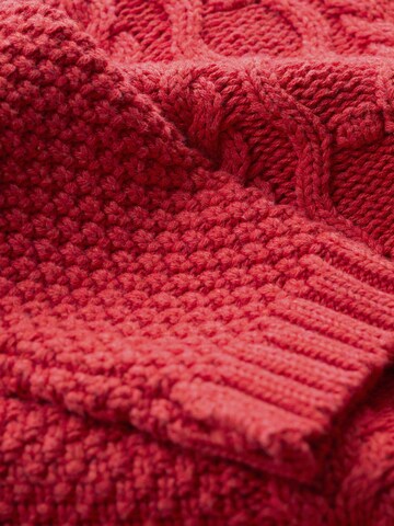 Seasalt Cornwall Gebreid vest 'Forest Ridge' in Rood