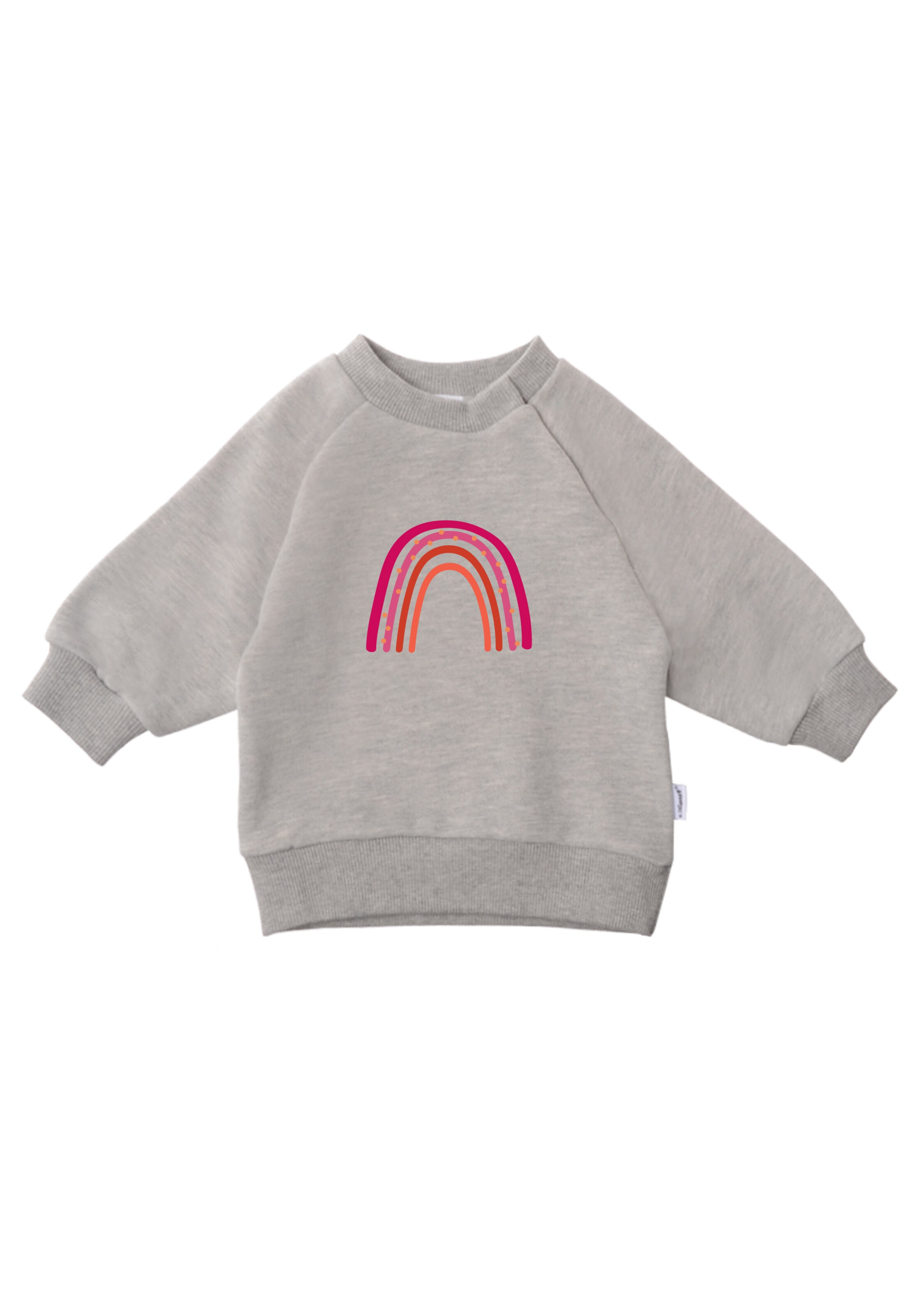 LILIPUT Sweatshirt 'Regenbogen' in Grau: Vorderseite