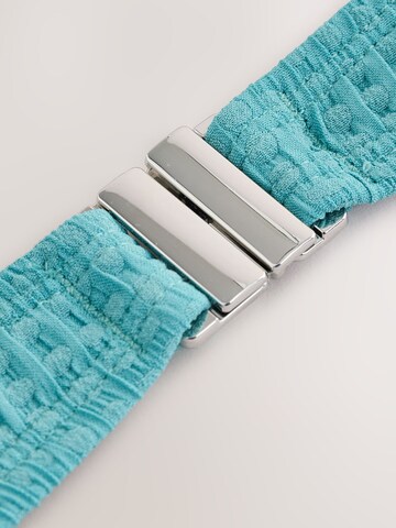 Mint Velvet Треугольник Верх бикини в Синий