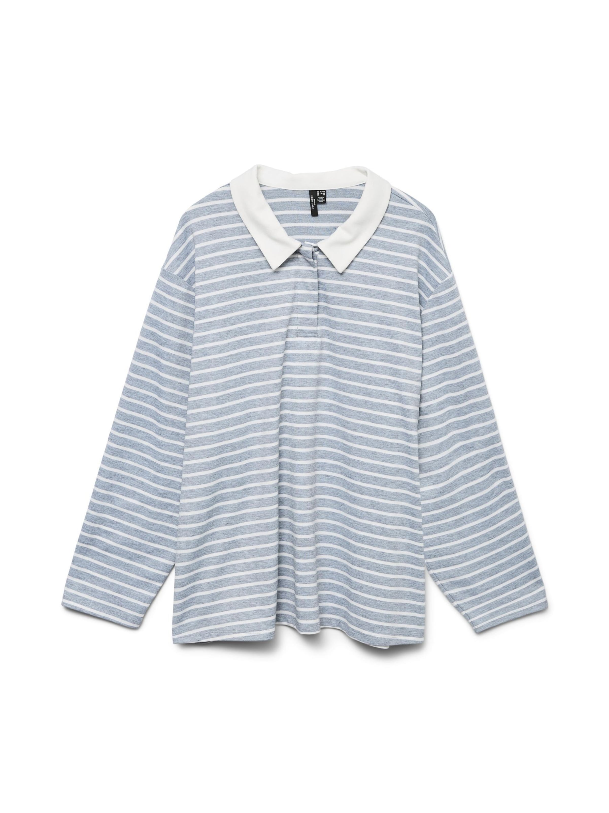 Vero Moda Curve Shirt 'VMAlma' in Grijs: voorkant