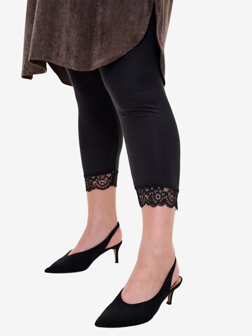 Zizzi Skinny Leggings in Schwarz