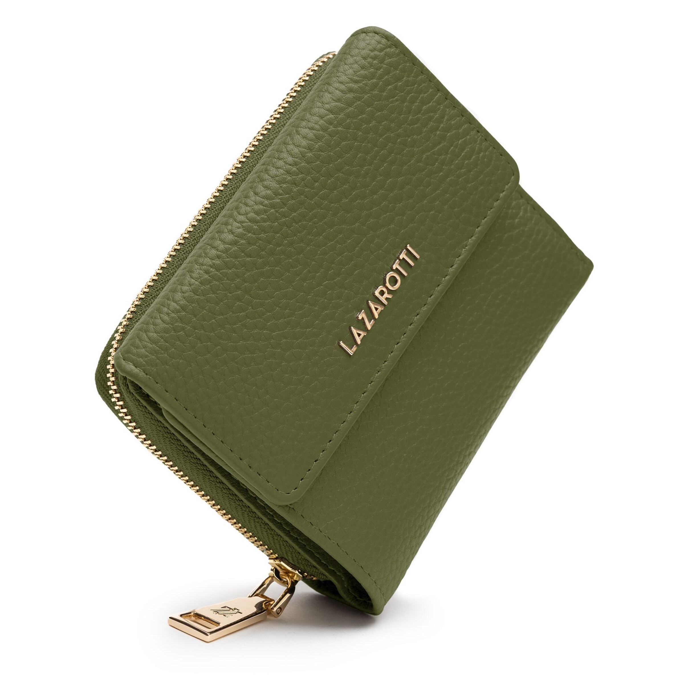 Portamonete 'Bologna' di Lazarotti in verde