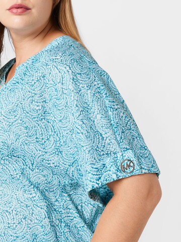 Michael Kors Plus Shirt 'SHIBORI' in Blau