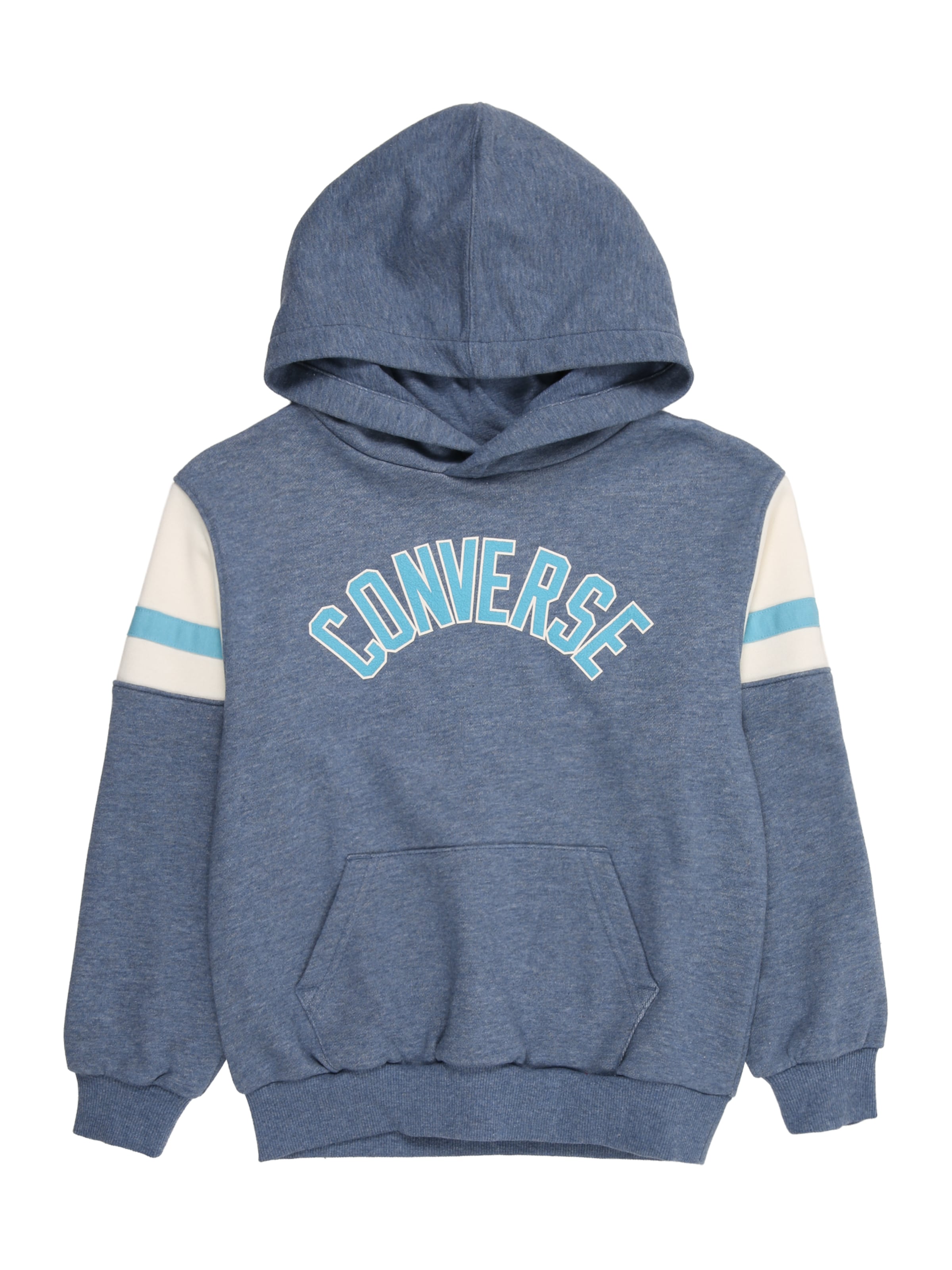 CONVERSE Sweatshirt 'HERITAGE' in Blauw: voorkant