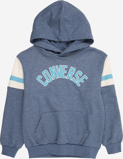 Megztinis be užsegimo 'HERITAGE' iš CONVERSE, spalva – azuro spalva / margai mėlyna / balta, Prekių apžvalga
