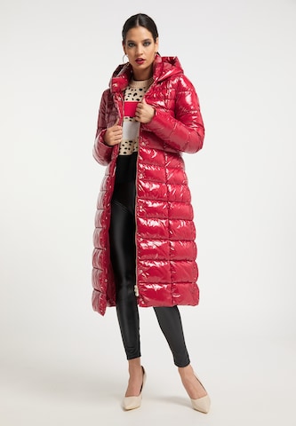 Manteau d’hiver faina en rouge