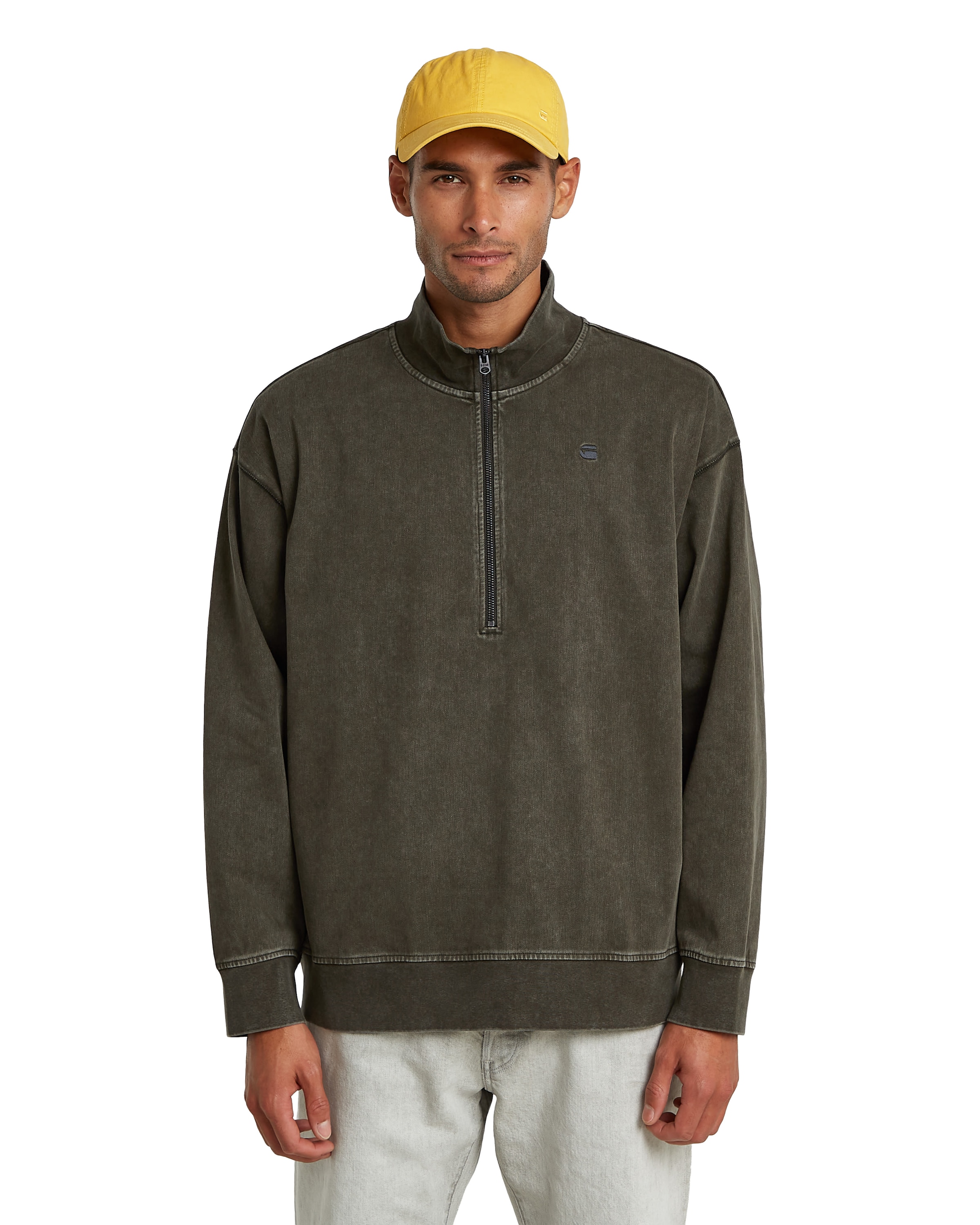 G-STAR Pet 'Avernus Baseball Cap' in Geel: voorkant