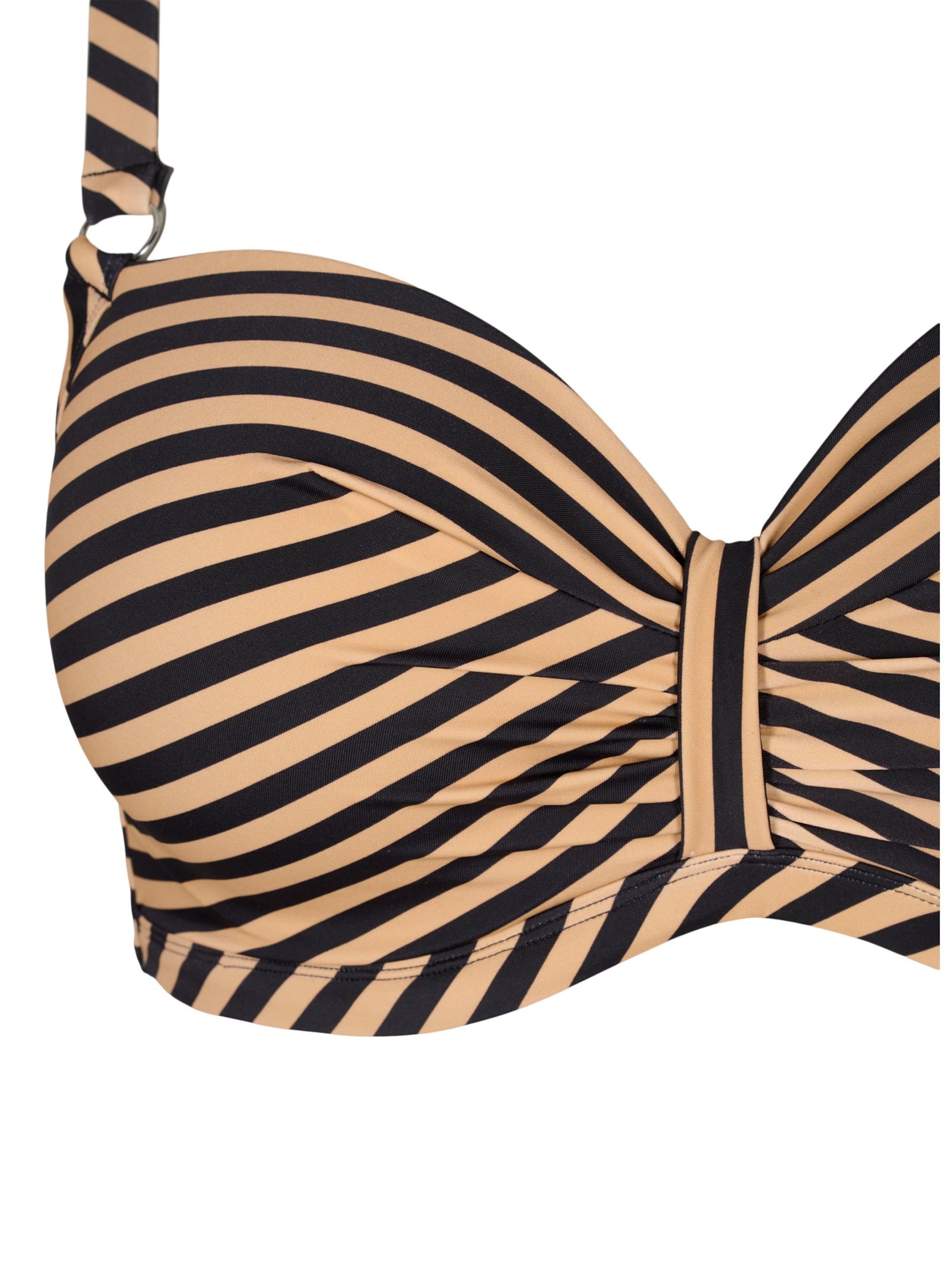 Swim by Zizzi Бюстгальтер-минимайзер Верх бикини 'Tenna' в Коричневый