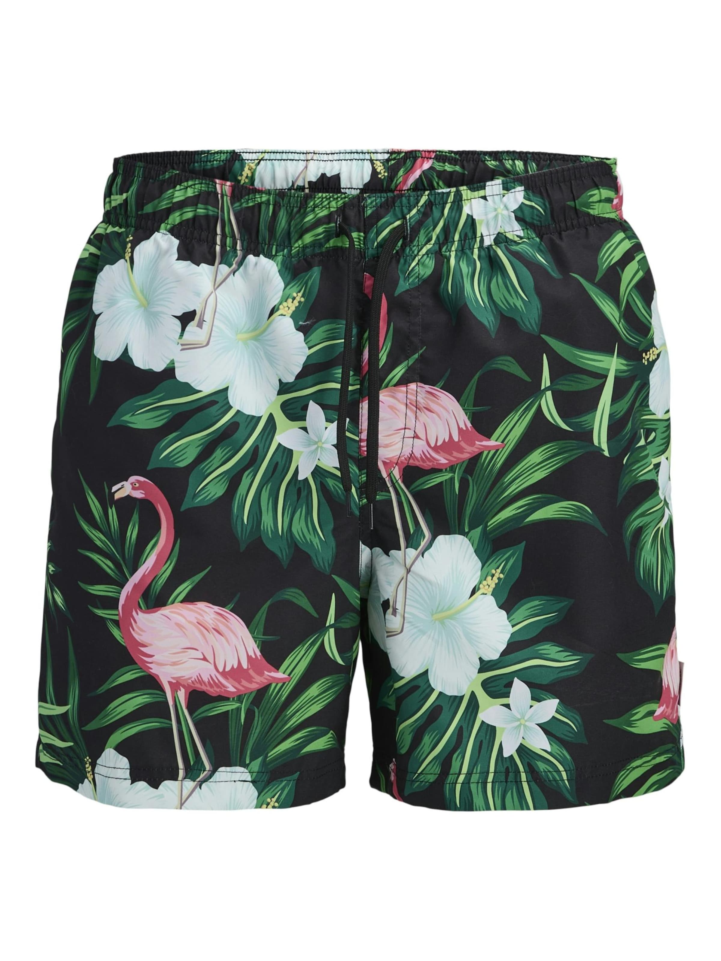 JJ Rebel Zwemshorts 'JREBHAWAII' in Gemengde kleuren: voorkant