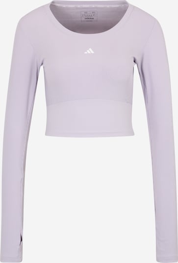Sportiniai marškinėliai 'Studio' iš ADIDAS PERFORMANCE, spalva – pastelinė violetinė / balta, Prekių apžvalga