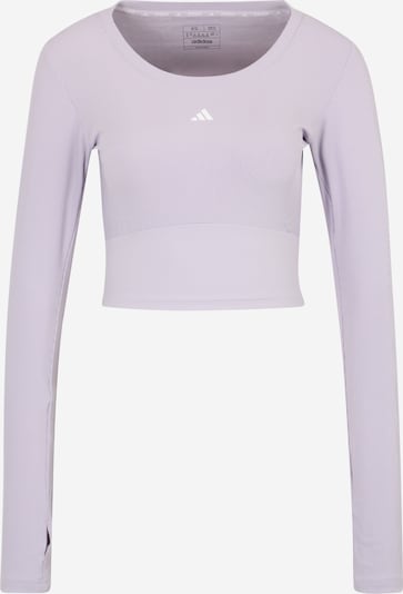 ADIDAS PERFORMANCE Toiminnallinen paita 'Studio' värissä pastellinvioletti / valkoinen, Tuotenäkymä