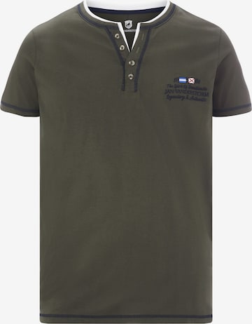 Jan Vanderstorm Shirt 'Haftor' in Green: front