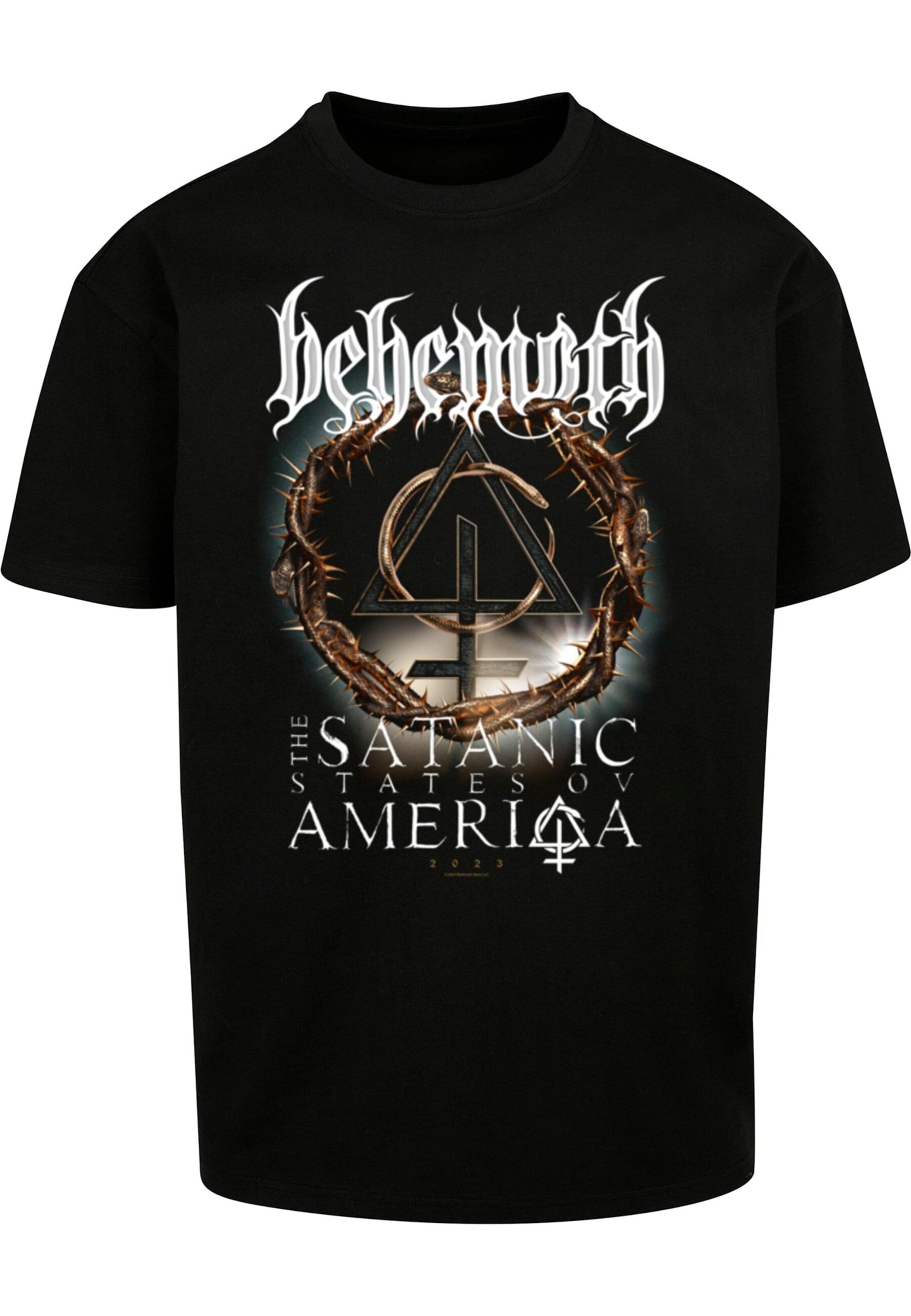 Merchcode Shirt 'Heavy' in Black: front