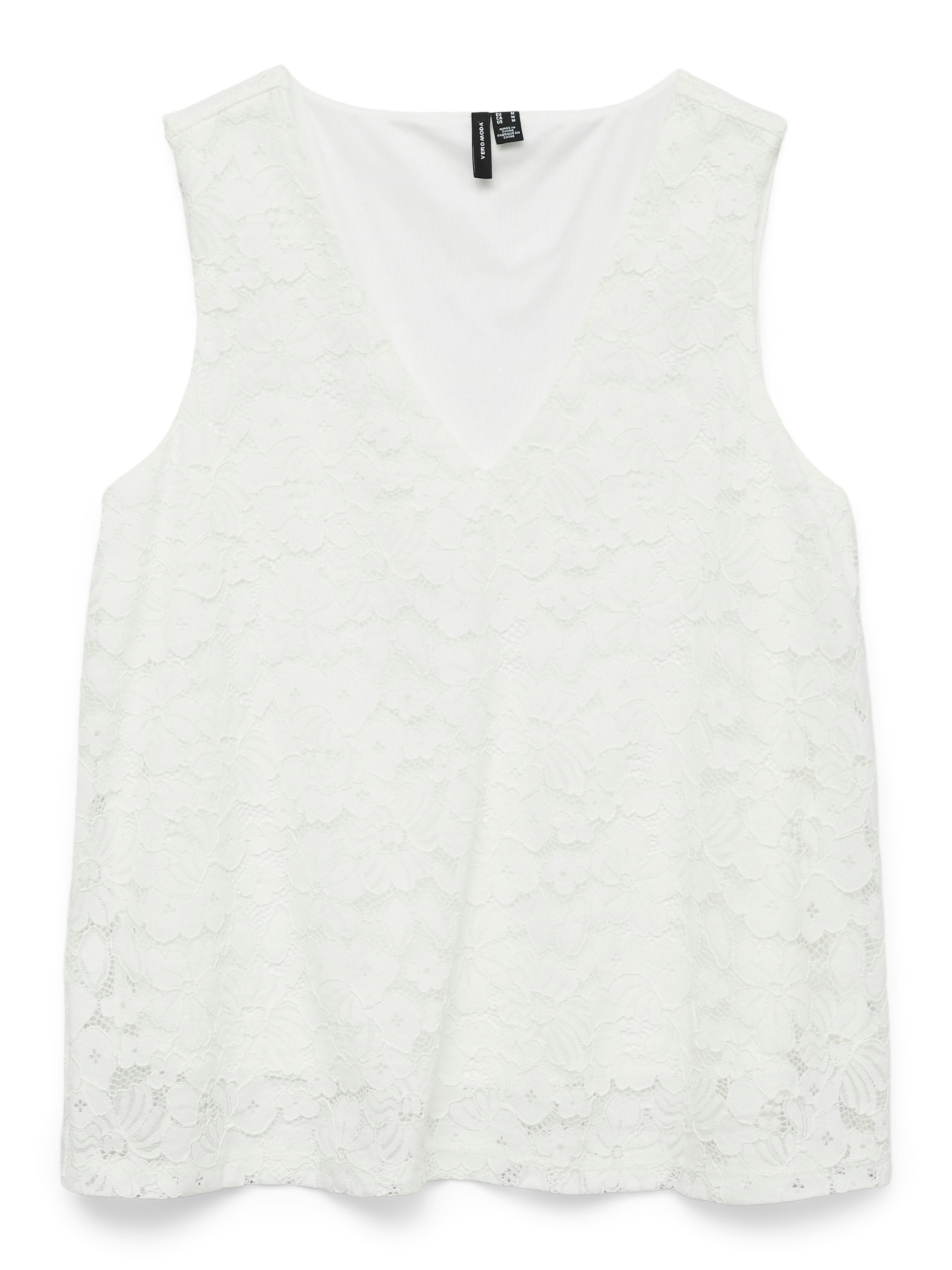 Top 'VMHoney' di VERO MODA in bianco: frontale
