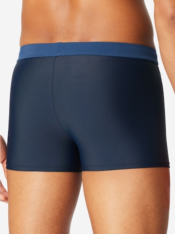 SCHIESSER Zwemshorts ' Ocean Swim ' in Blauw