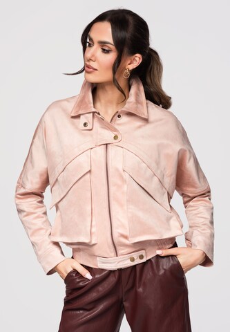 Veste mi-saison 'OW-JAFL-0122' Ombre en rose : devant