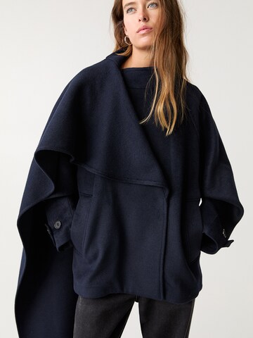 Pull&Bear Between-seasons coat in Blue