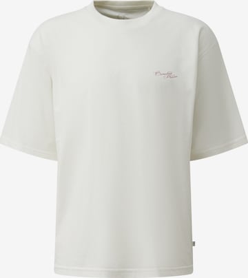 QS Shirt in Beige: voorkant