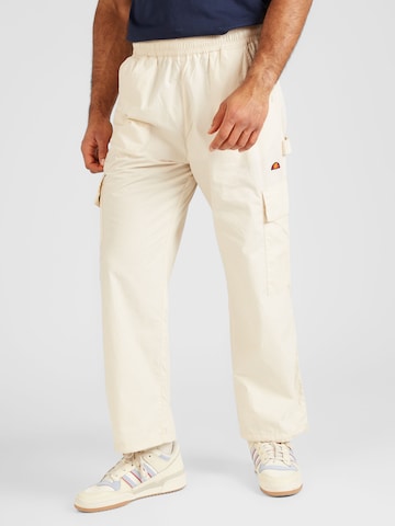 Regular Pantalon cargo 'Drillar' ELLESSE en blanc : devant