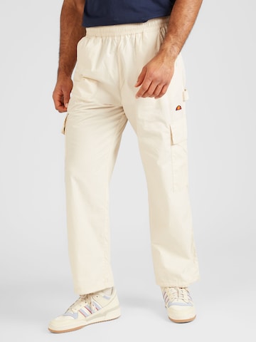 ELLESSE Regular Cargo Pants 'Drillar' in White: front