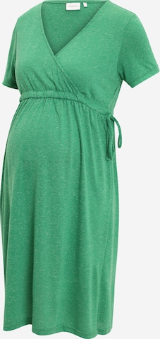 MAMALICIOUS Šaty 'NELLI TESS' – zelená: přední strana