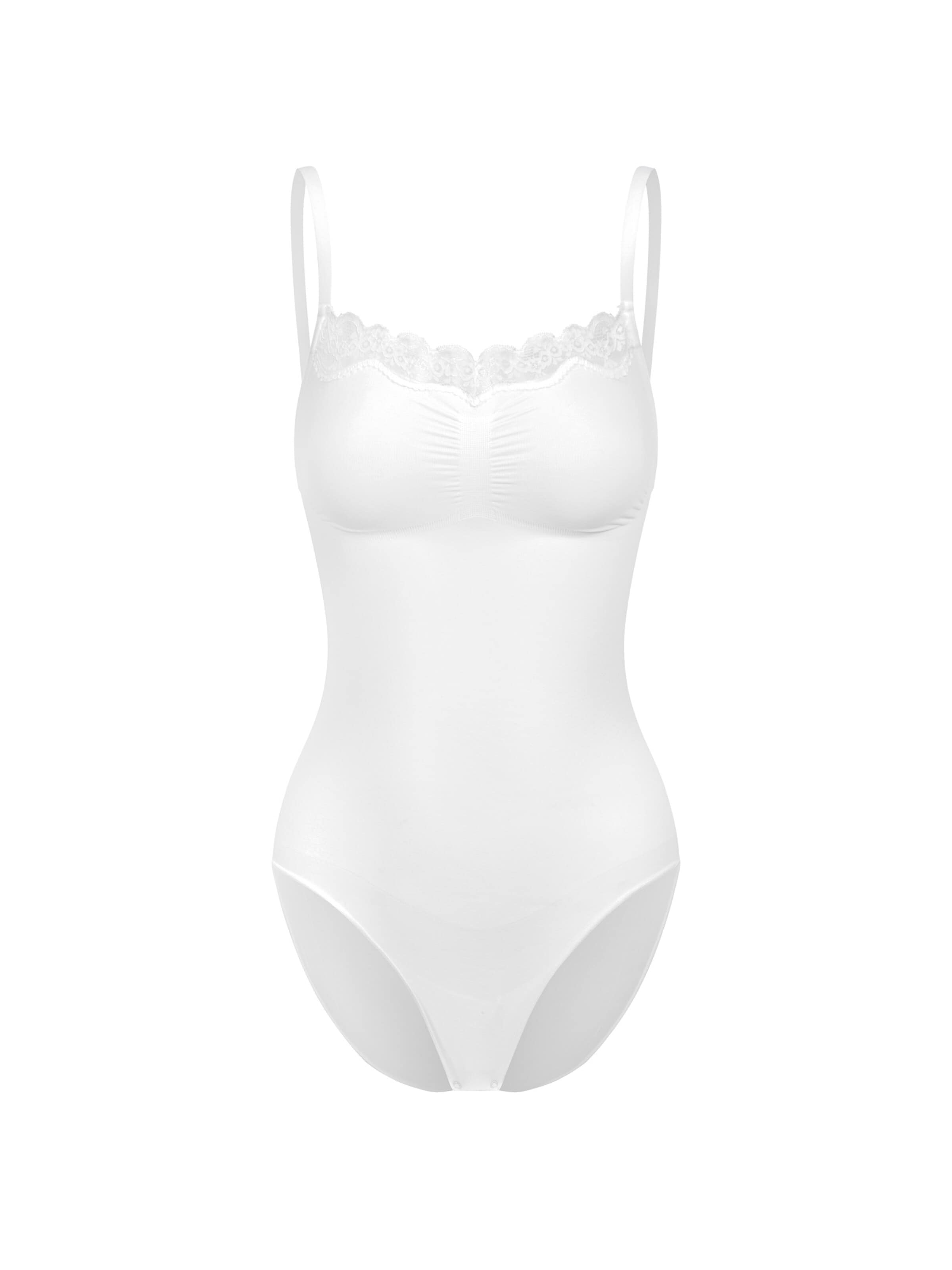 Body modelant cfab en blanc : devant