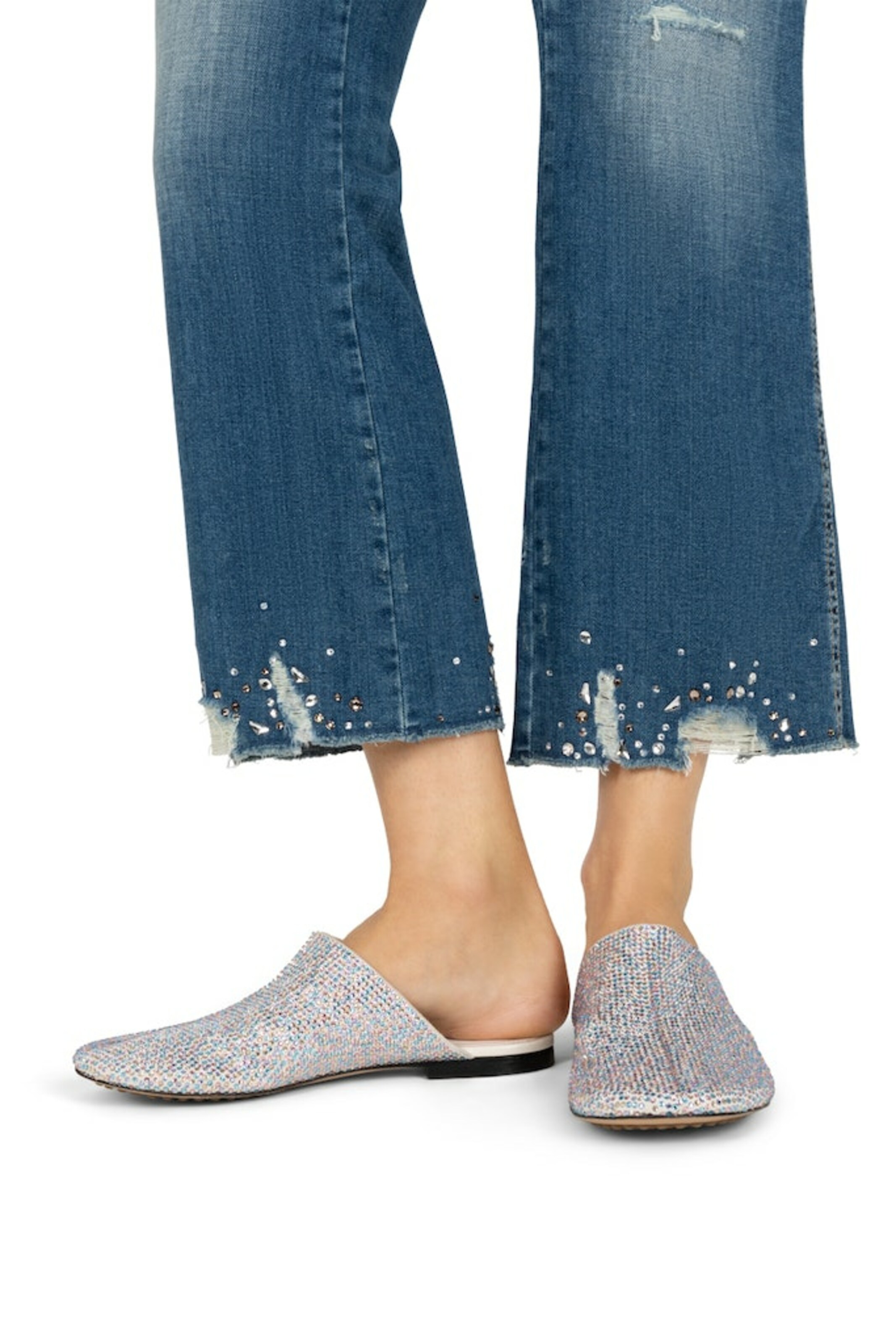 Cambio Bootcut Jeans in Blauw