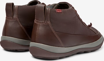 CAMPER Lace-Up Boots 'Peu Pista' in Brown