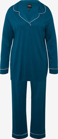 Pyjama Ulla Popken en bleu : devant