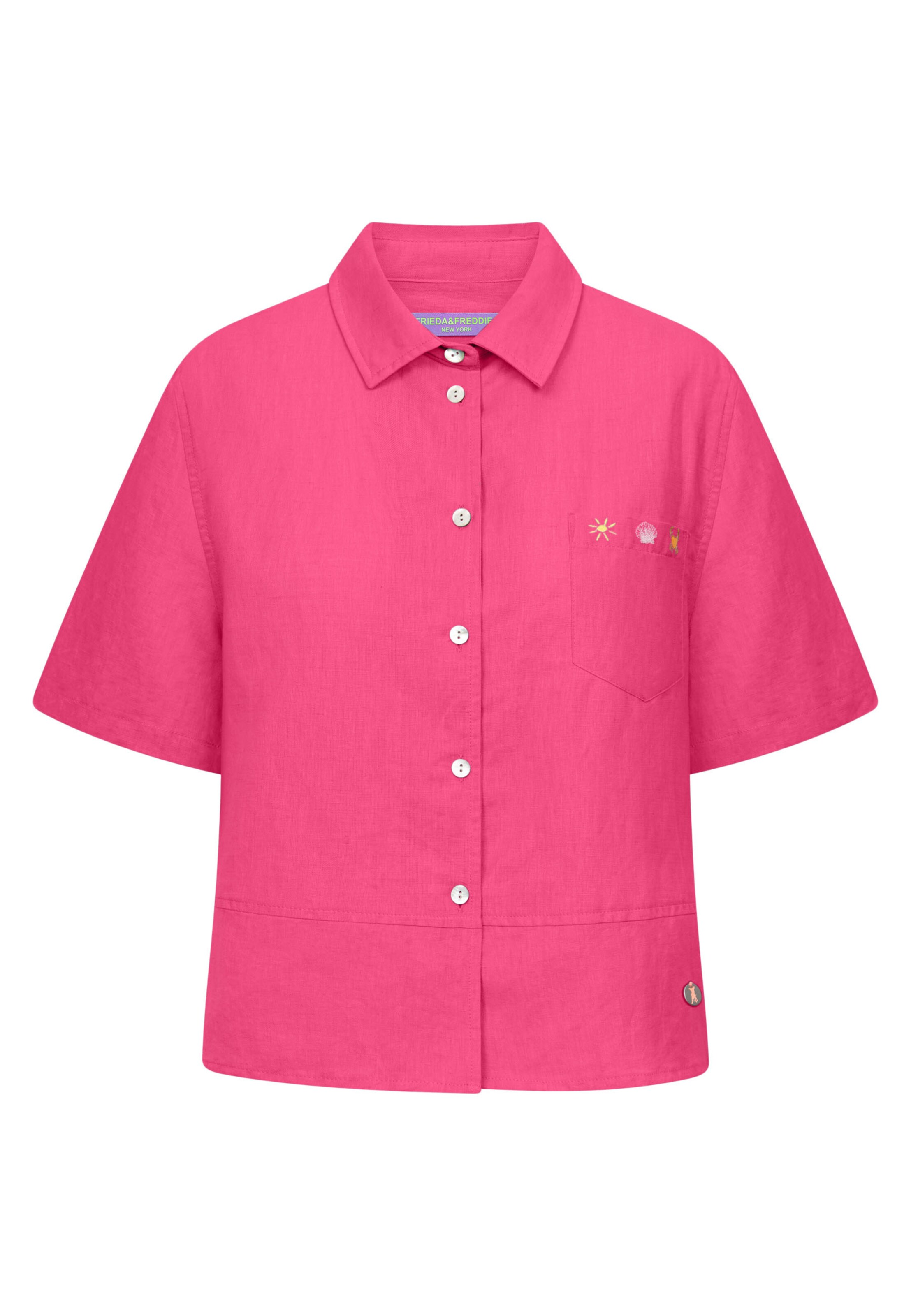 Frieda & Freddies NY Shirt in Pink: front