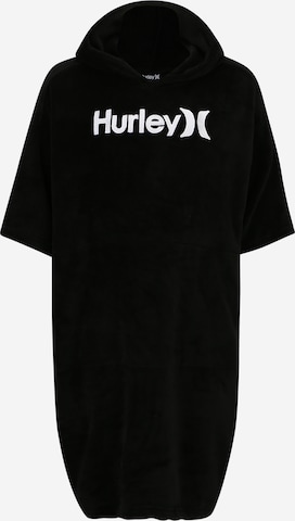 Hurley Αθλητικό μπουρνούζι σε μαύρο: μπροστά