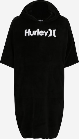 Hurley Sport-Bademantel in Schwarz: predná strana