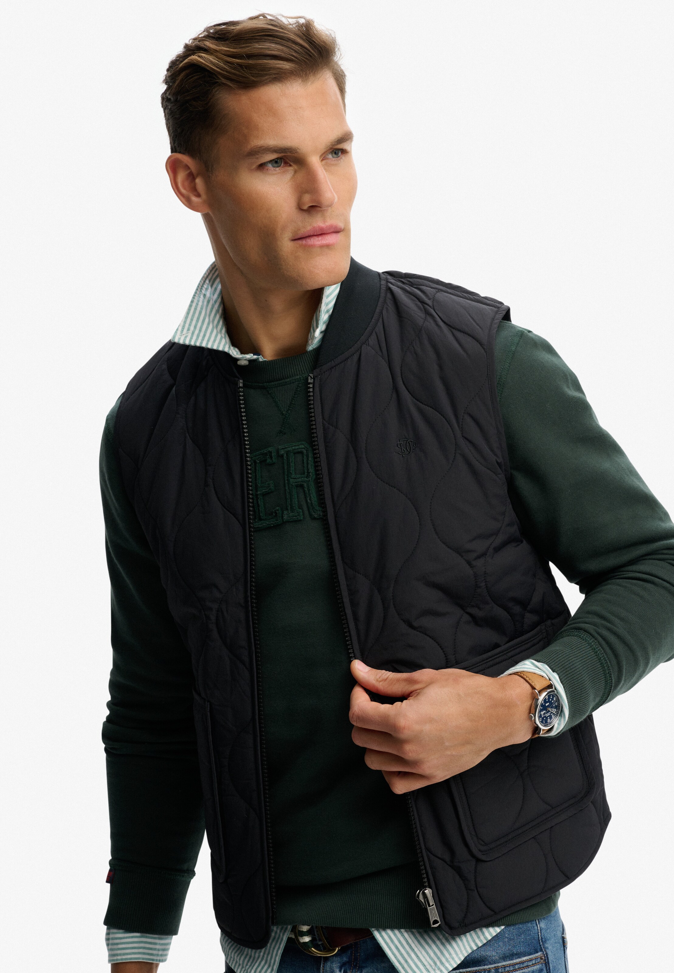 Gilet Superdry & Co en noir