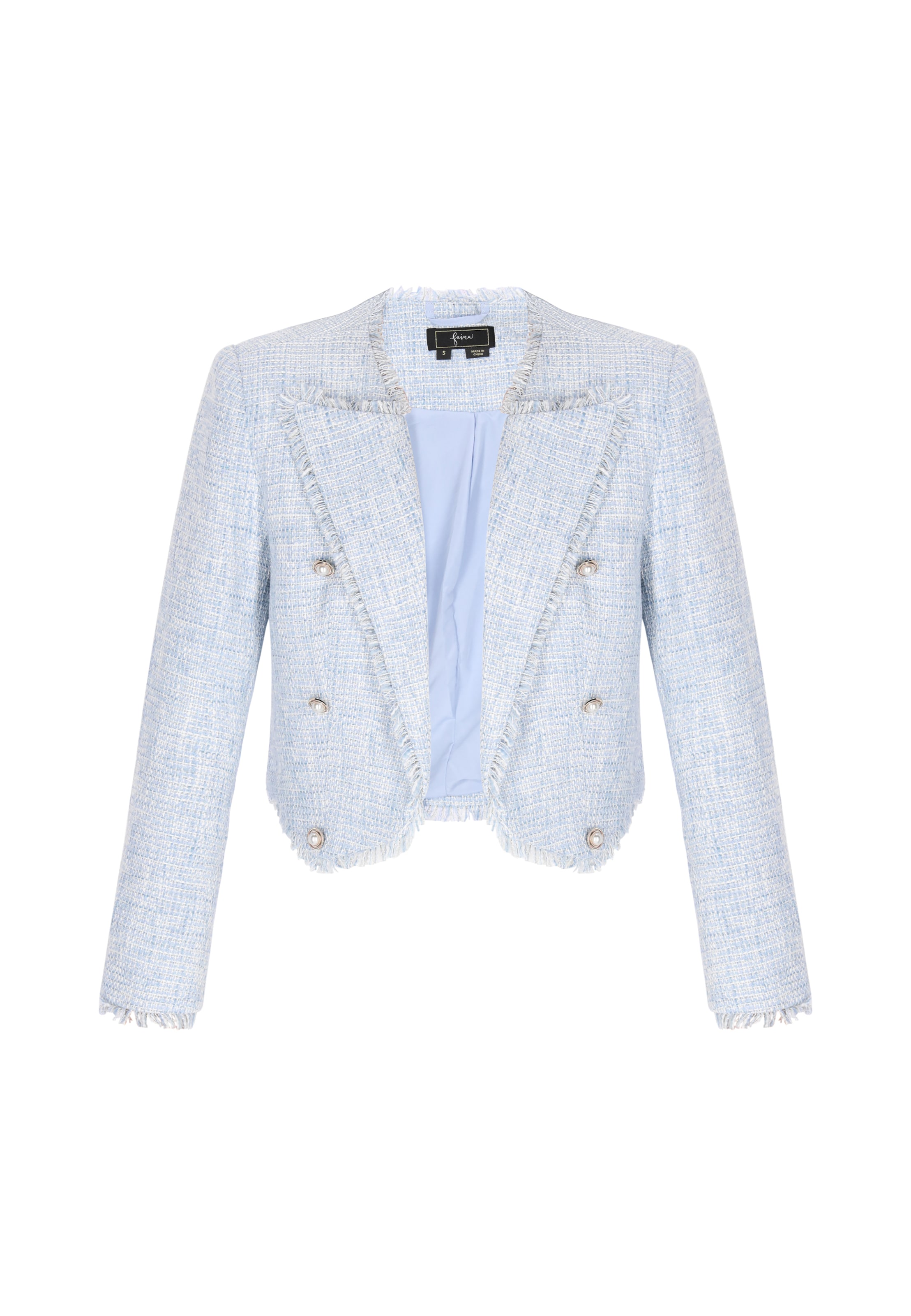 faina Blazers in Blauw: voorkant