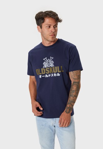 Oldskull Shirt in Blue: front