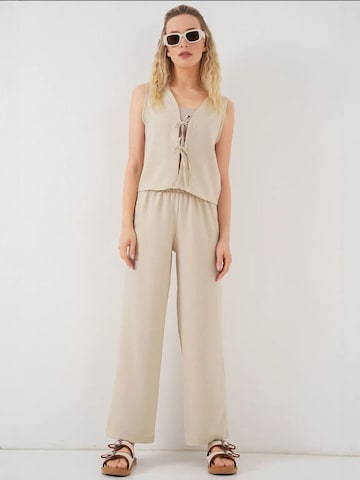 Bigdart - Calças de fato em bege: frente