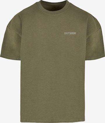 Maglietta 'Eagle' di 2Y Studios in verde: frontale