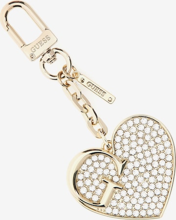 GUESS Key Ring in Gold: front